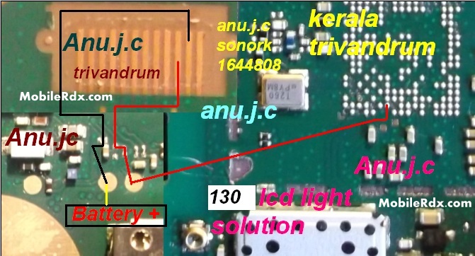 Nokia 130 Lcd Light Ways Display Jumper Solution