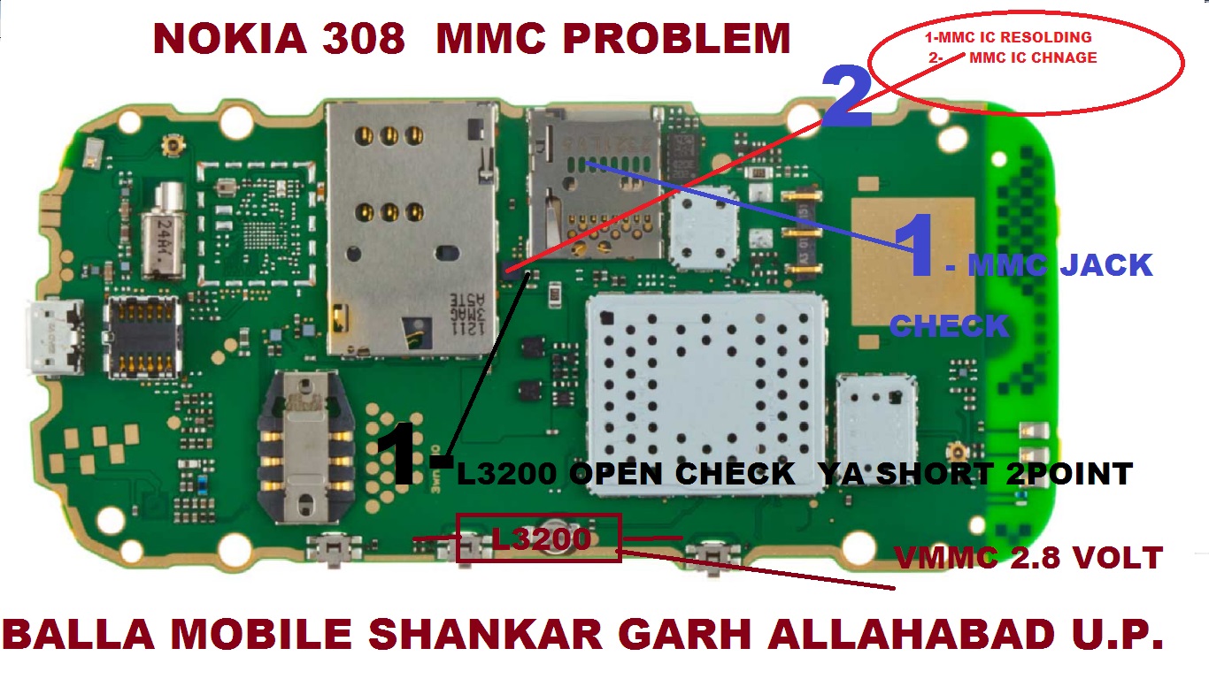 Nokia Asha 308 MMC Problem Solution Memory Card Ways
