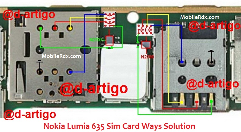 Nokia Lumia 635 Sim Card Ways Solution Ic Jumper