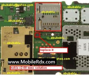 Nokia c2 00 mmc solution 300x258