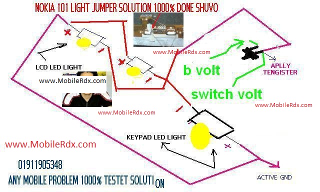 Nokia 101 Mobile Circuit Diagram