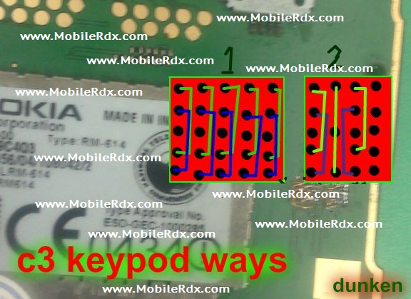 Nokia C3 Keypad Ic Jumper Solution Nokia C3 Keypad Ic Jumper Solution