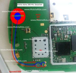 Nokia Asha 200 Mic Problem Jumper Solution Nokia Asha 200 Mic Problem Solution