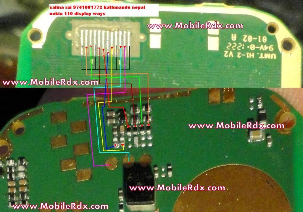 Nokia 110 Lcd Track Ways Jumper