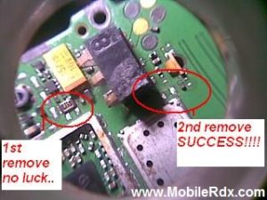 C1 01 Nokia Full Shorted No Power Solution By Remove Capacitor 300x225