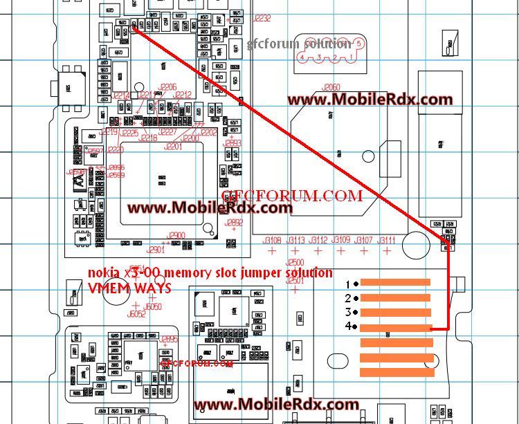 Схема nokia x3 02