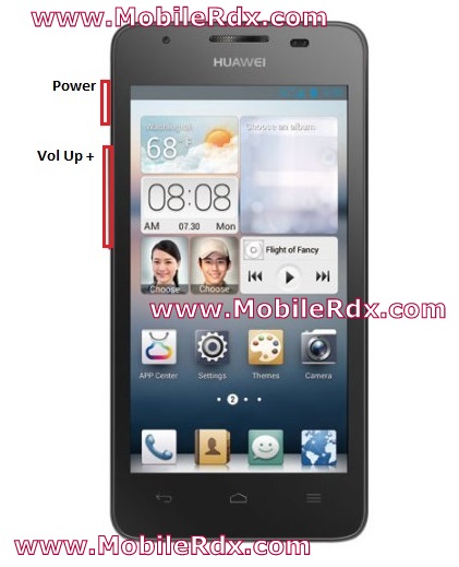 Huawei Ascend G510 Hard Reset Keys