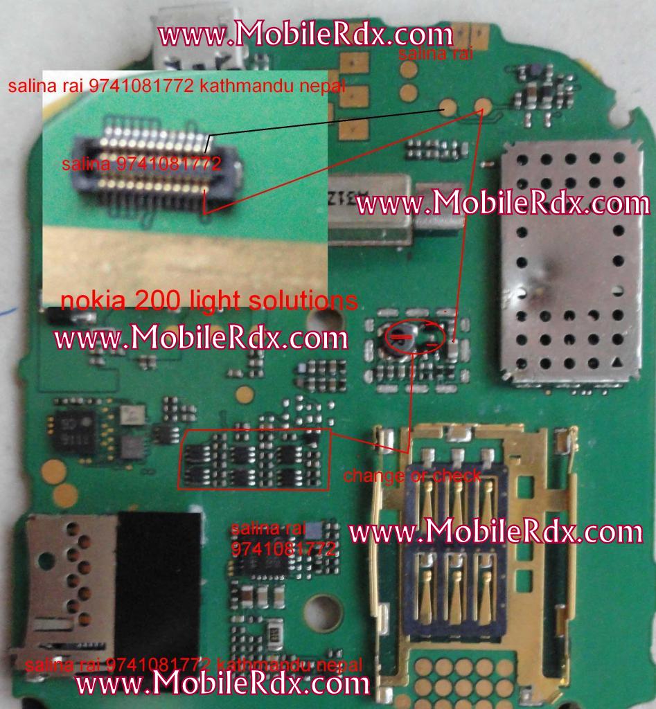 Nokia 200 Display Light Solution Ways