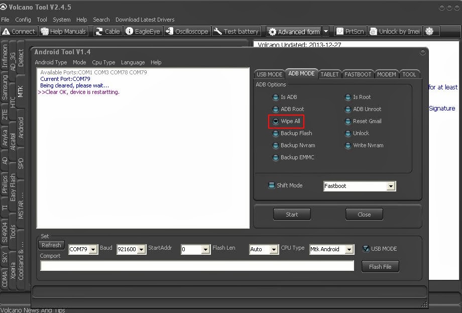 MTK Android Reset Pattern Lock,Root,Wipe Without Usb ...