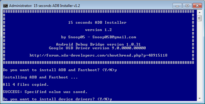 adb and fastboot drivers for windows download