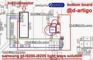 samsung gt i9200 i9205 display light ways jumper 300x195