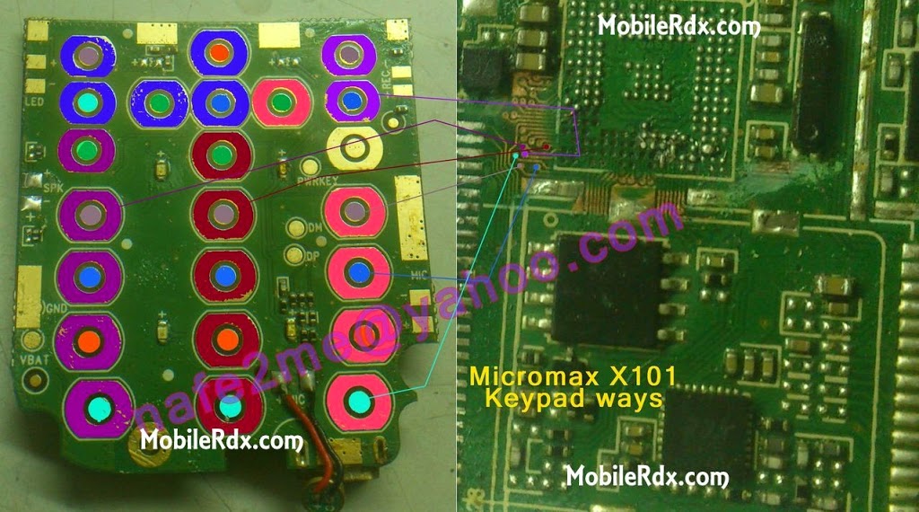 Micromax X101 Keypad ways jumper solution