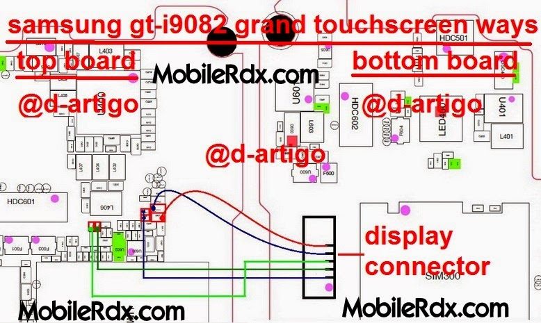 samsung galaxy grand gt i9082 touchscreen connecter ways