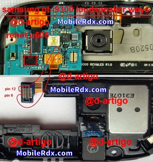 Samsung S3 I9300 Loudspeaker Ringer Problem Jumper Solution