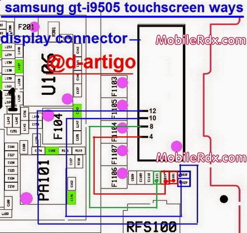 samsung s4 gt i9505 touchscreen ways