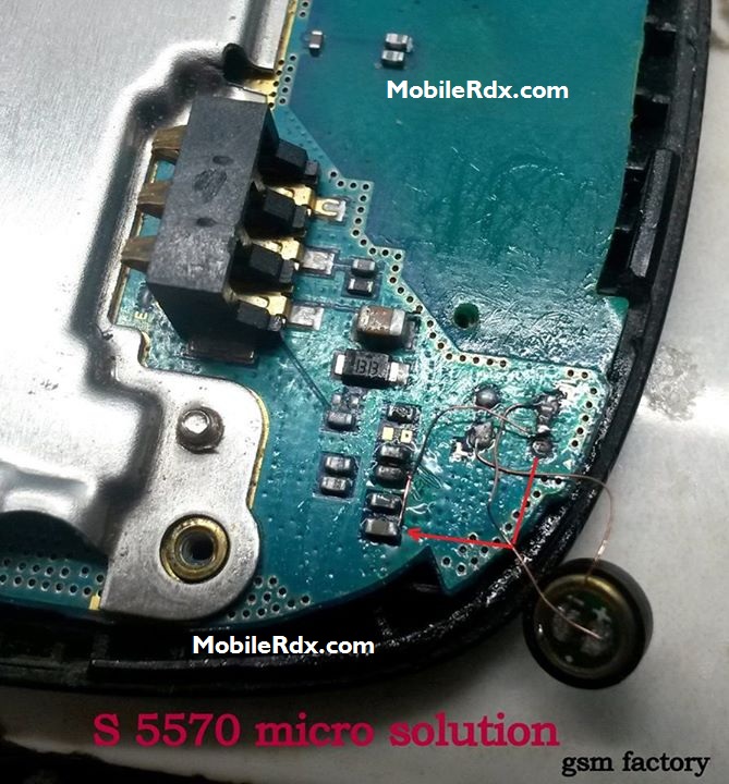 Samsung GT S5570 Mic Ways Solution Jumper Modification