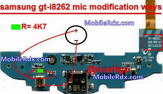 Samsung GT-I8262 Mic Solution Modificaion Ways