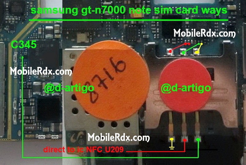 Samsung Gt-N7000 Note Sim Card Ways Jumper Solution