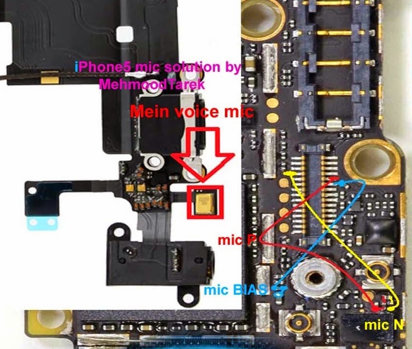 iPhone 5 Repair Mic Problem Solution Jumper Ways