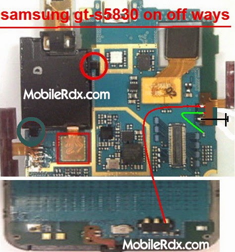 Samsung GT-S5830 On/Off Switch ways Repair Solution