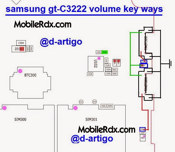 Samsung C3222 Volume Up Down Keys Not Working Problem Solution