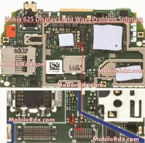 Nokia Lumia 625 Display Light Ways Jumper Solution 300x296