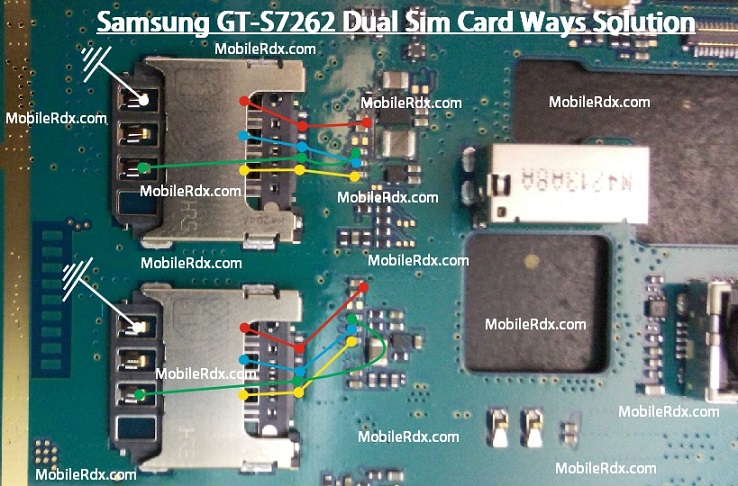 Samsung GT S7262 Sim Card Ways Problem Jumper Solution