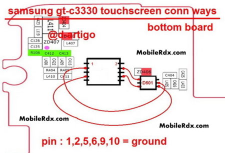 Solution For Samsung GT-C3330 Touchscreen Problem