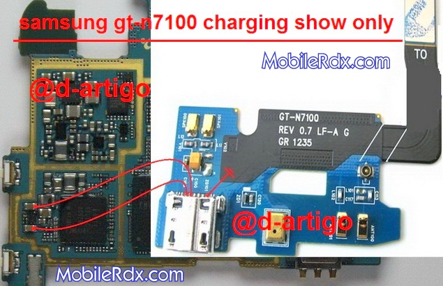 Samsung GT-N7100 Charging Show Only Problem Solution