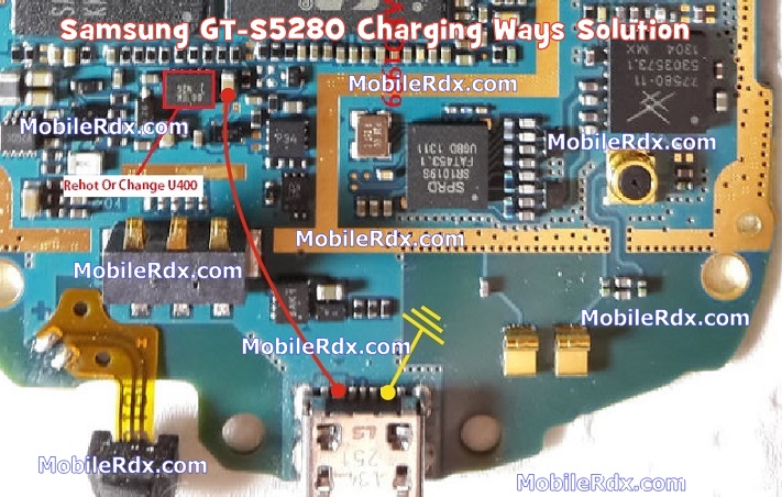 Samsung GT-S5280 Charging Problem Jumper Solution Ways Samsung GT-S5280 Charging Problem Jumper Solution Ways