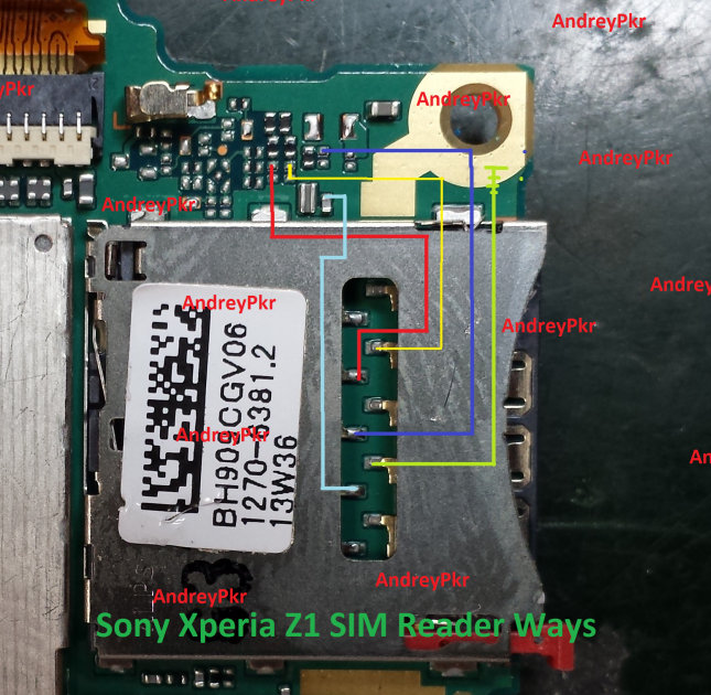 Sony Xperia Z1 SIM Reader Ways Jumper Solution