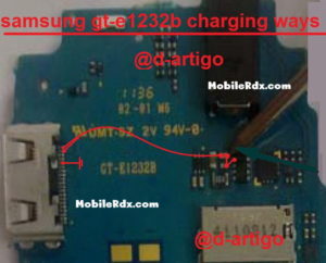samsung gt e1232b charging ways solution 300x242