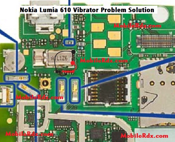 Nokia 610 Vibrator Motor Problem Solution