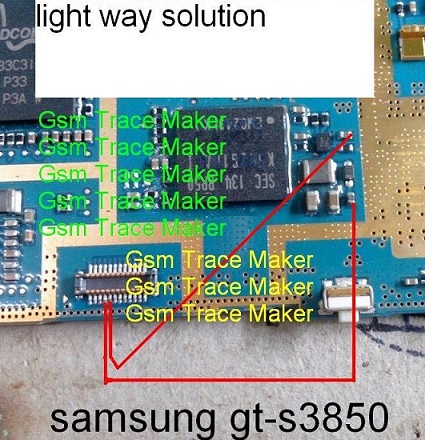 Samsung Gt S3850 Display Light Jumper Solution