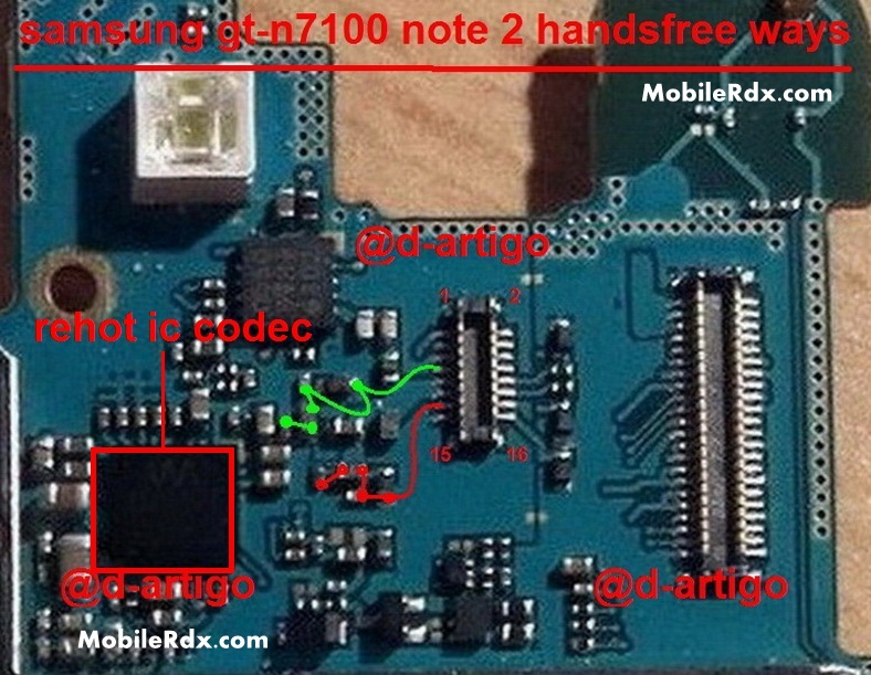 Samsung Note 2 N7100 Handsfree Speaker Ways Solution