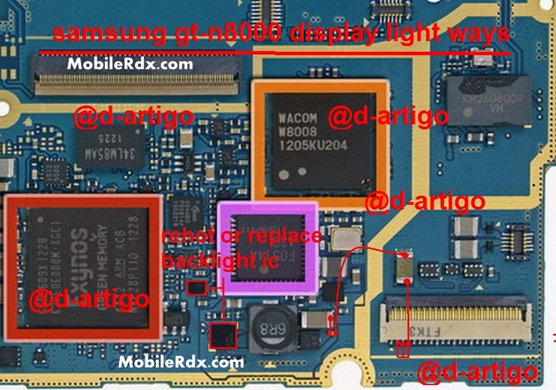Samsung gt n8000 схема