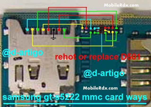 Samsung GT S5222 Memory Card Ways Mmc Jumper Solution