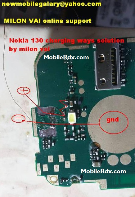 Nokia 130 Charging Ways Jumper Solution