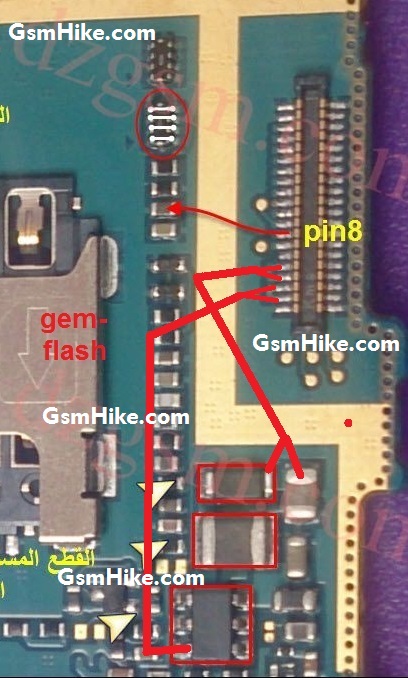 Samsung GT-S5282 Display Light Ways not Working Problem Jumper Ic Solution Samsung GT-S5282 Display Light Ways not Working Problem Jumper Ic Solution