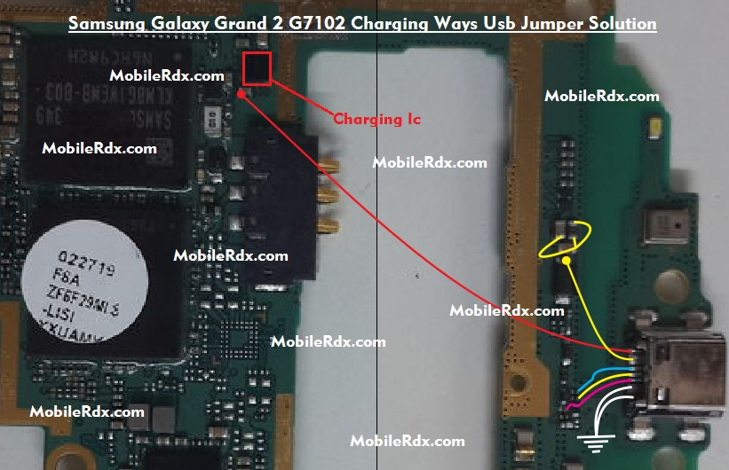 Samsung Galaxy Grand 2 G7102 Charging Ways Usb Jumper Repair Solution