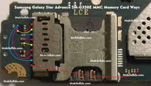 Samsung Galaxy Star Advance SM G350E MMC Ways Memory Card Problem Jumper Solution 300x171