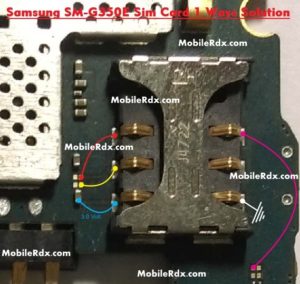 Samsung SM G350E Sim Card 1 Ways Jumper Ic Solution 300x284