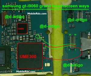 Samsung GT I9060 Touch Screen Ways Problem Jumper Solution 300x251