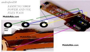 Samsung Galaxy Note N8010 Power Button Ways Volume Key Jumper Solution 300x174