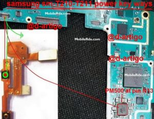 Samsung Galaxy Tab 3 SM T210 Power Button Ways On Off Switch Jumper 300x232