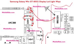 Samsung Galaxy Win GT I8552 Display Lcd Light Ways Jumper Solution 300x178