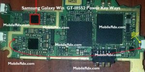 Samsung Galaxy Win GT i8552 Power Key Ways On Off Switch Jumper 300x149