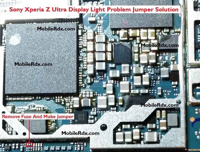 Sony Xperia Z Ultra Display Light Ways Lcd LJumper Solution