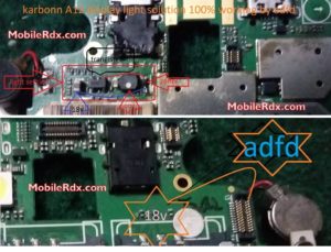 Karbonn A12 Display Light Ways Problem Solution Jumper1 300x229