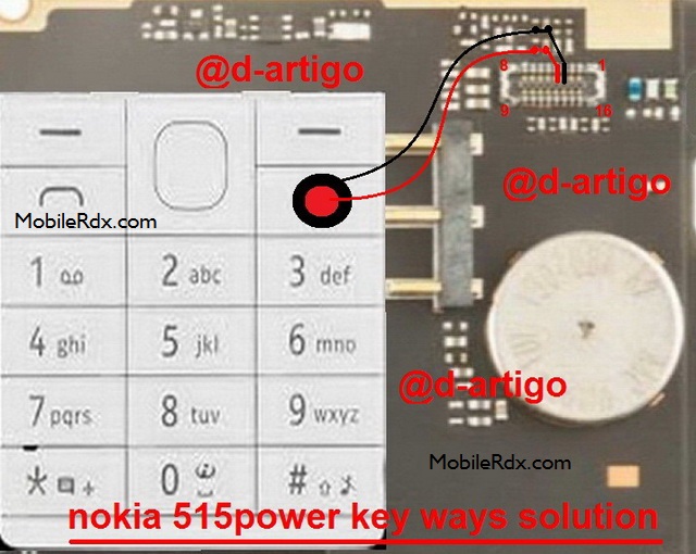 Nokia 515 Power Button Ways Switch Jumper Solution